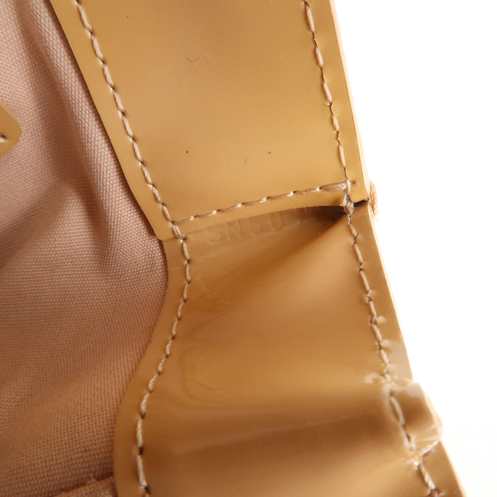Louis Vuitton Monogram Vernis Wilshire PM Hand Bag M91642 Used