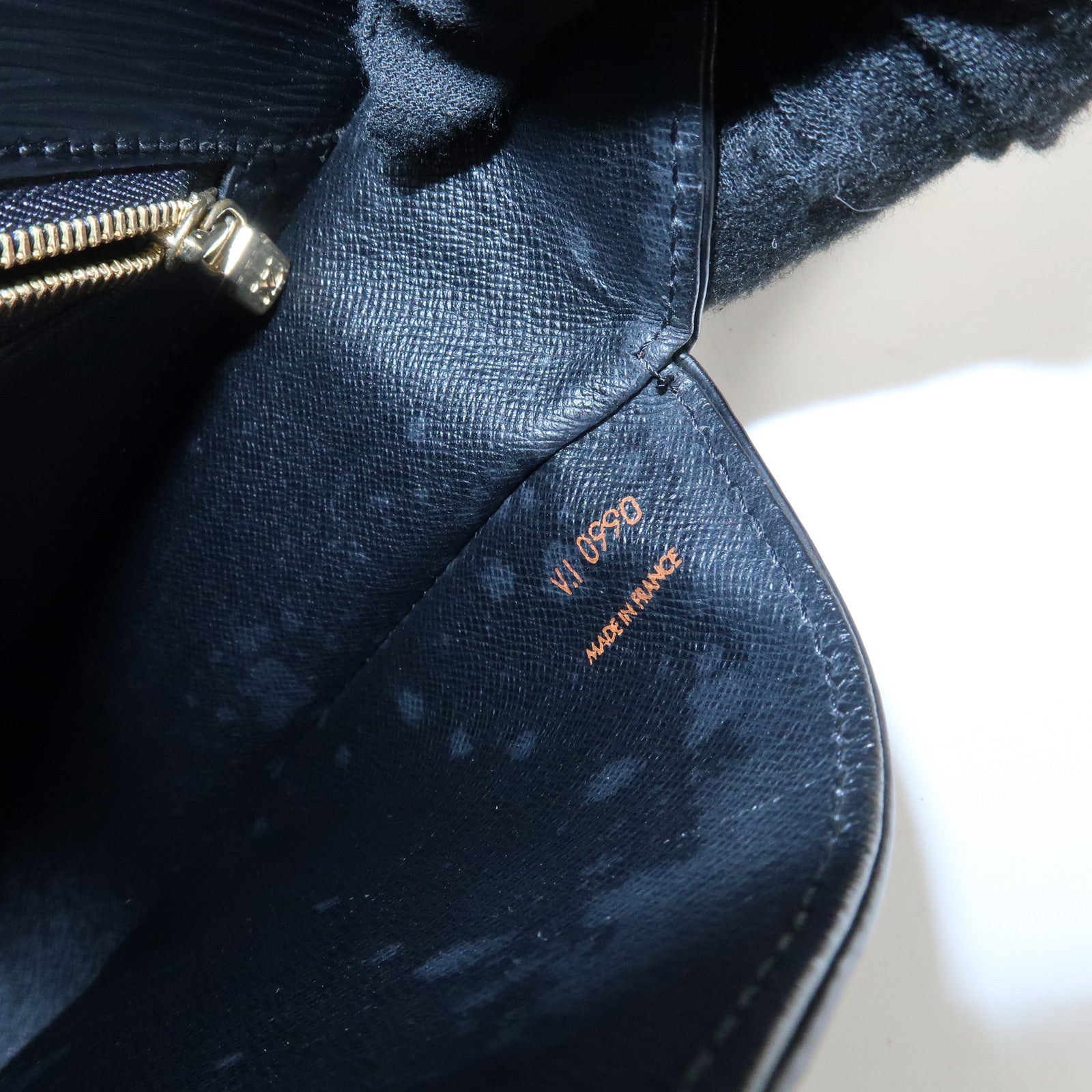 Louis Vuitton Epi Saint Cloud Shoulder Bag Black Noir M52192 Used