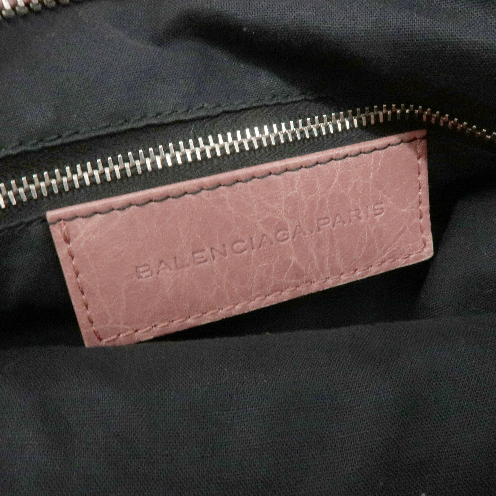 BALENCIAGA Leather Giant Velo 2Way Bag Hand Bag Pink 258045 Used