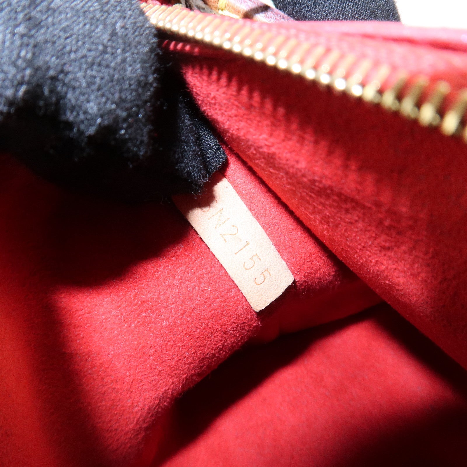 Louis Vuitton Nano Pallas Shoulder Bag Cerise M61254 Used