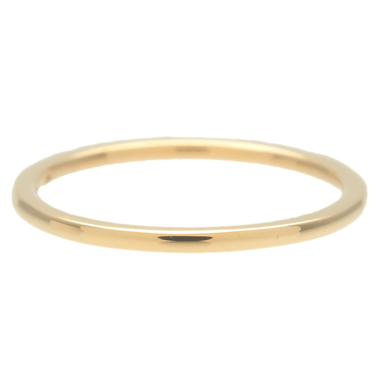 4C 15P Diamond Ring K18YG 750YG Yellow Gold US4.5 EU48 HK9.5