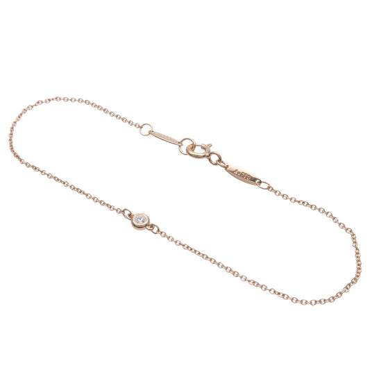 Tiffany&Co.-By-The-Yard-1P-Diamond-Bracelet-0.03ct-K18-Rose-Gold