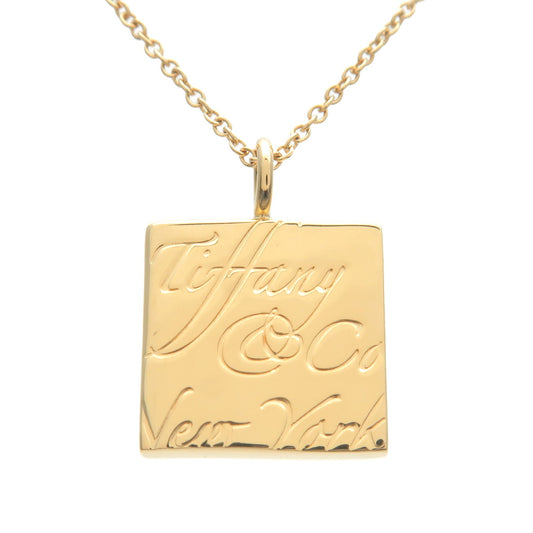 Tiffany&Co.-Notes-Square-Necklace-K18YG-Yellow-Gold