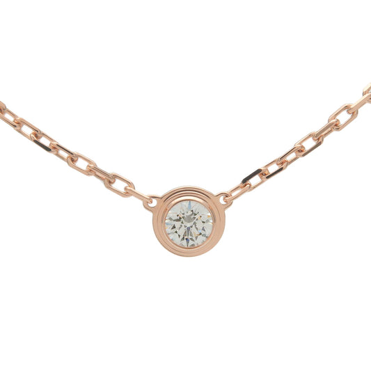 Cartier-Diamants-Légers-Necklace-SM-Diamond-0.09ct-K18-Rose-Gold