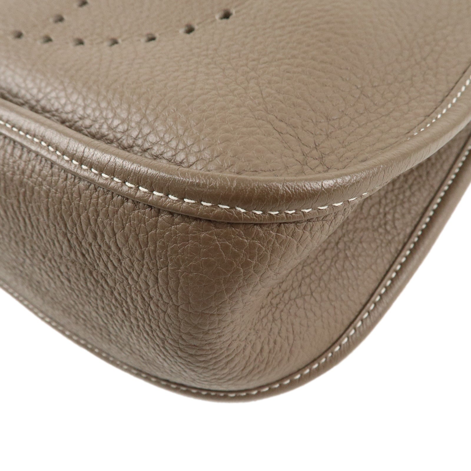 HERMES Taurillon Clemence Evelyne 3GM 髫ィ繝サ・スEツス・スEツ。JO Stamped Shoulder Bag