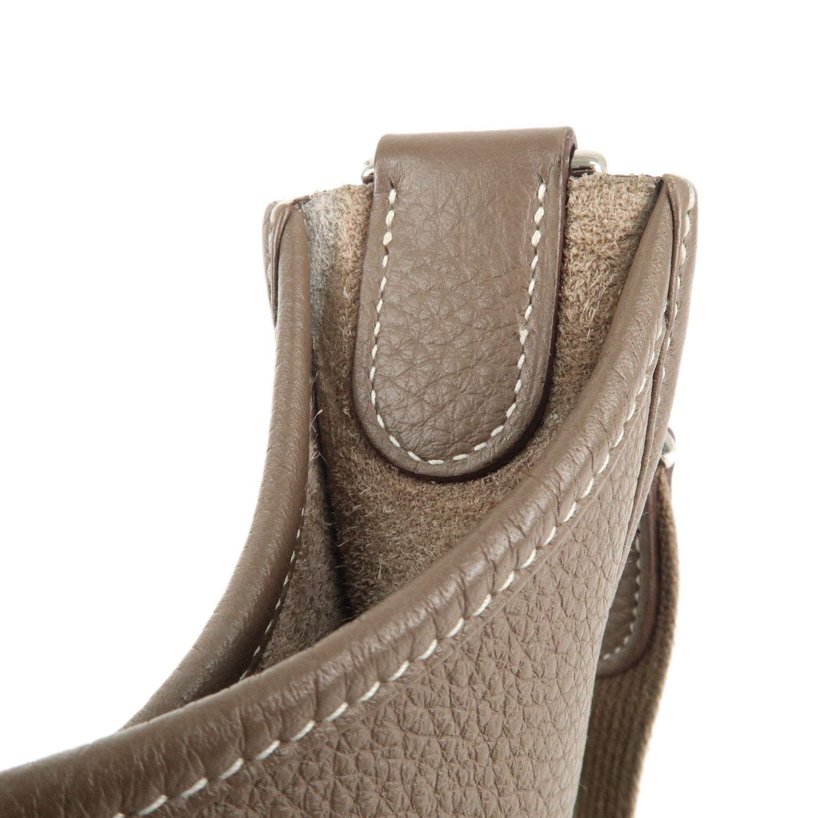 HERMES Taurillon Clemence Evelyne 3GM 髫ィ繝サ・スEツス・スEツ。JO Stamped Shoulder Bag