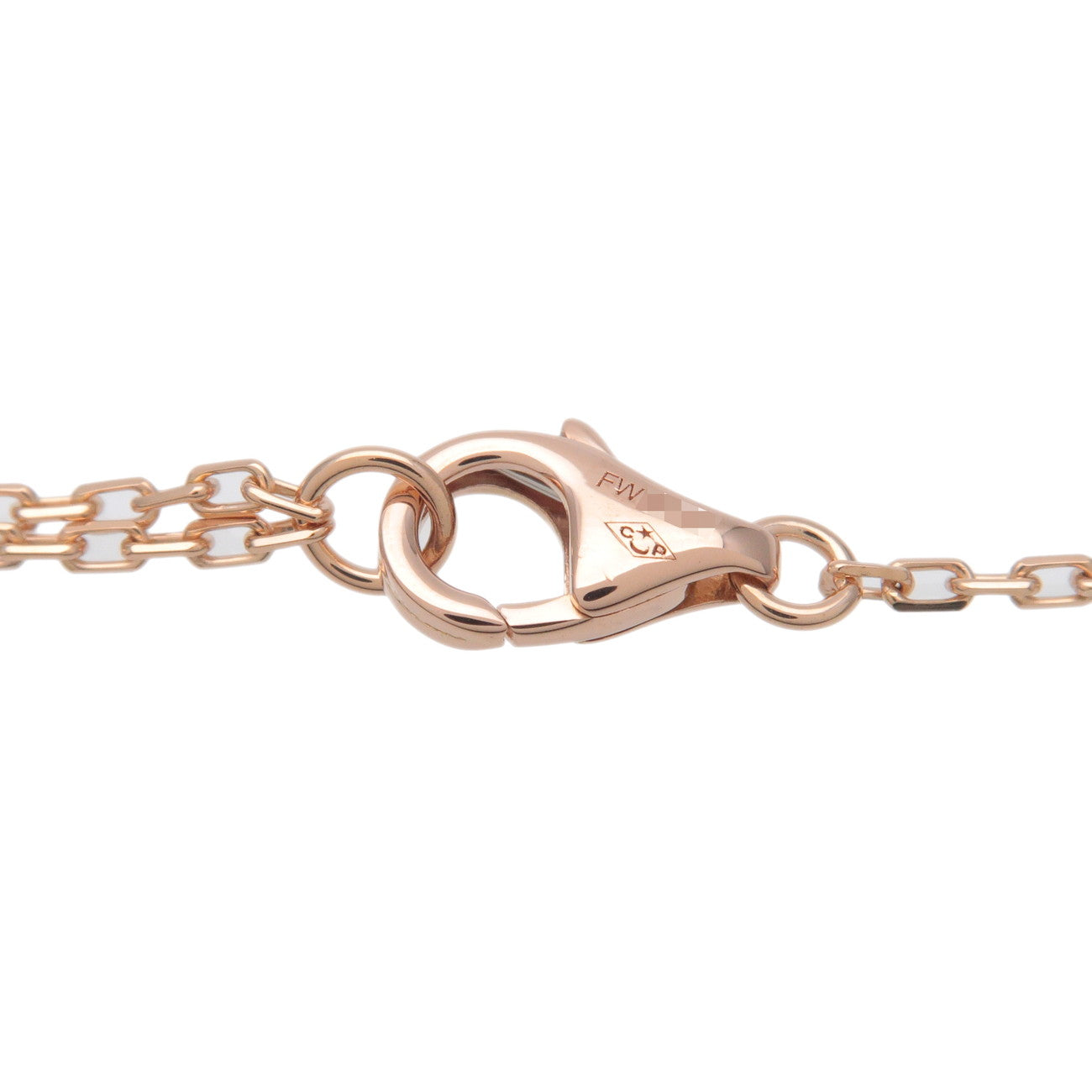 Cartier Diamants Lテゥgers Necklace LM Diamond 0.09ct K18 Rose Gold