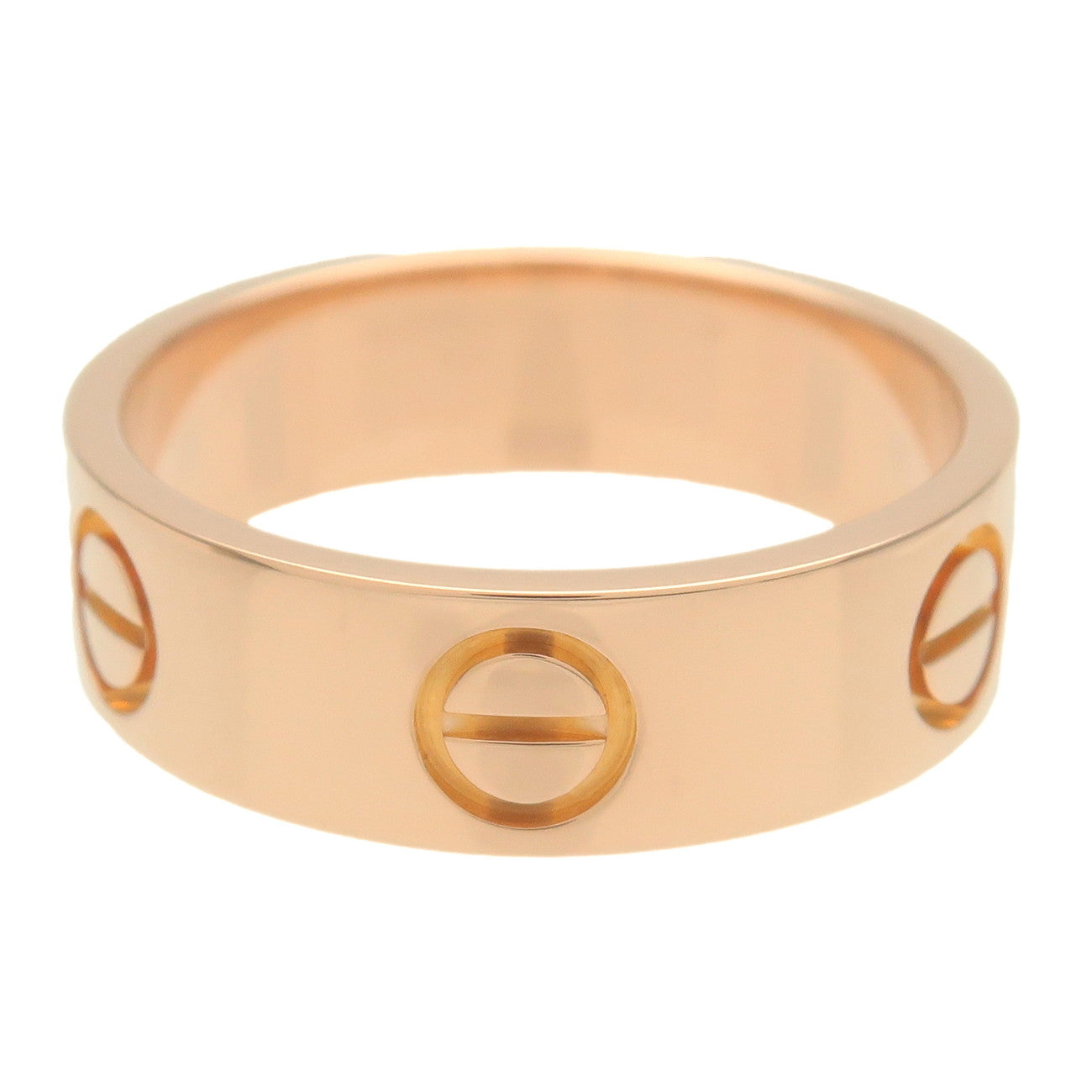 Cartier Love Ring K18PG 750PG Rose Gold #51 US5.5-6 UK51 HK12.5-13 Used