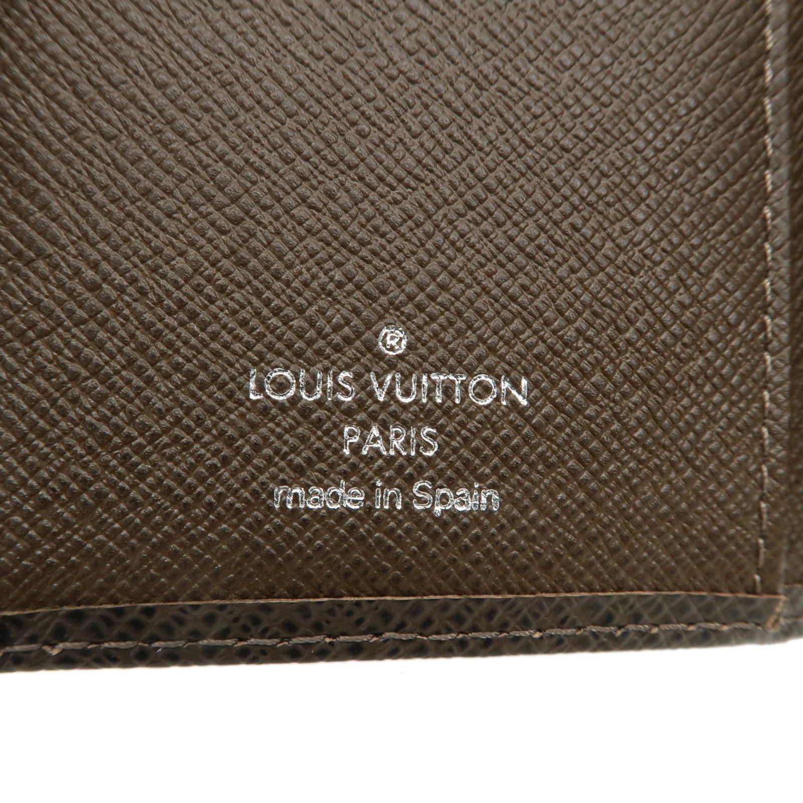 Louis Vuitton Taiga Agenda PM Notebook Cover Epicea R20434 Used