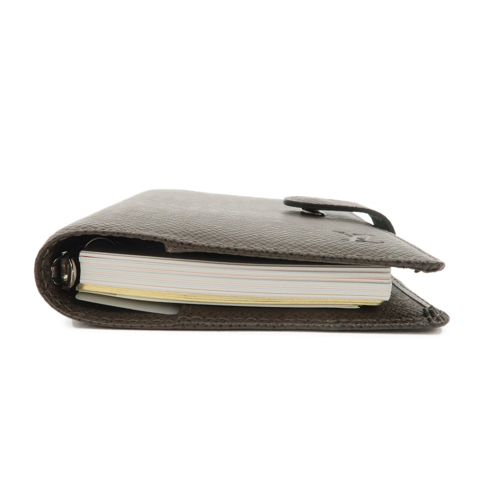Louis Vuitton Taiga Agenda PM Notebook Cover Epicea R20434 Used