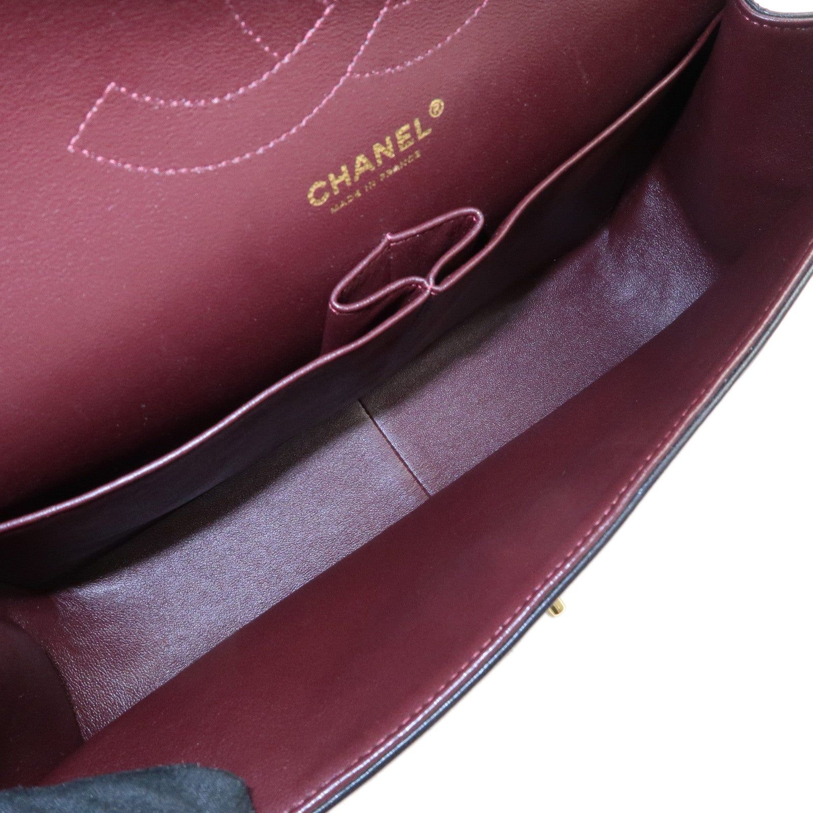 CHANEL Matelasse Caviar Skin Maxi 30 W Flap Shoulder Bag A58600 Used