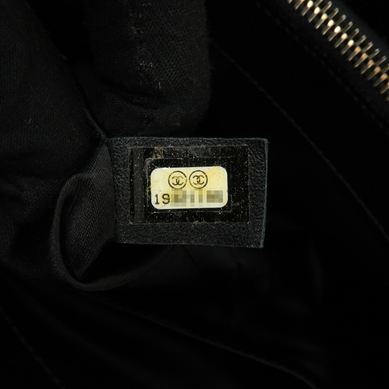 CHANEL Caviar Skin GST Chain Tote Bag Shoulder Bag Black A50995 Used