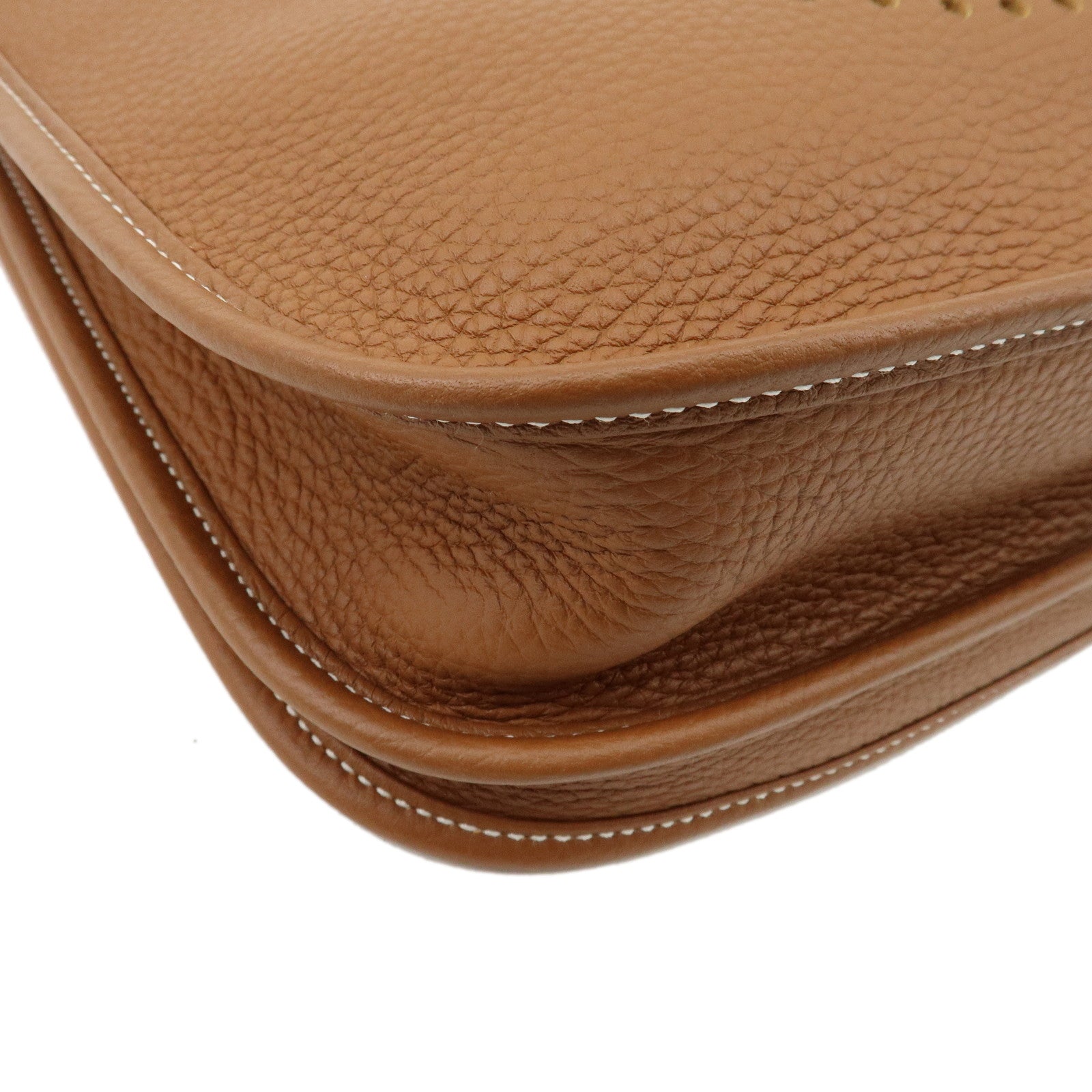 HERMES Taurillon Clemence Evelyn 3PM B Stamp Shoulder Bag Used