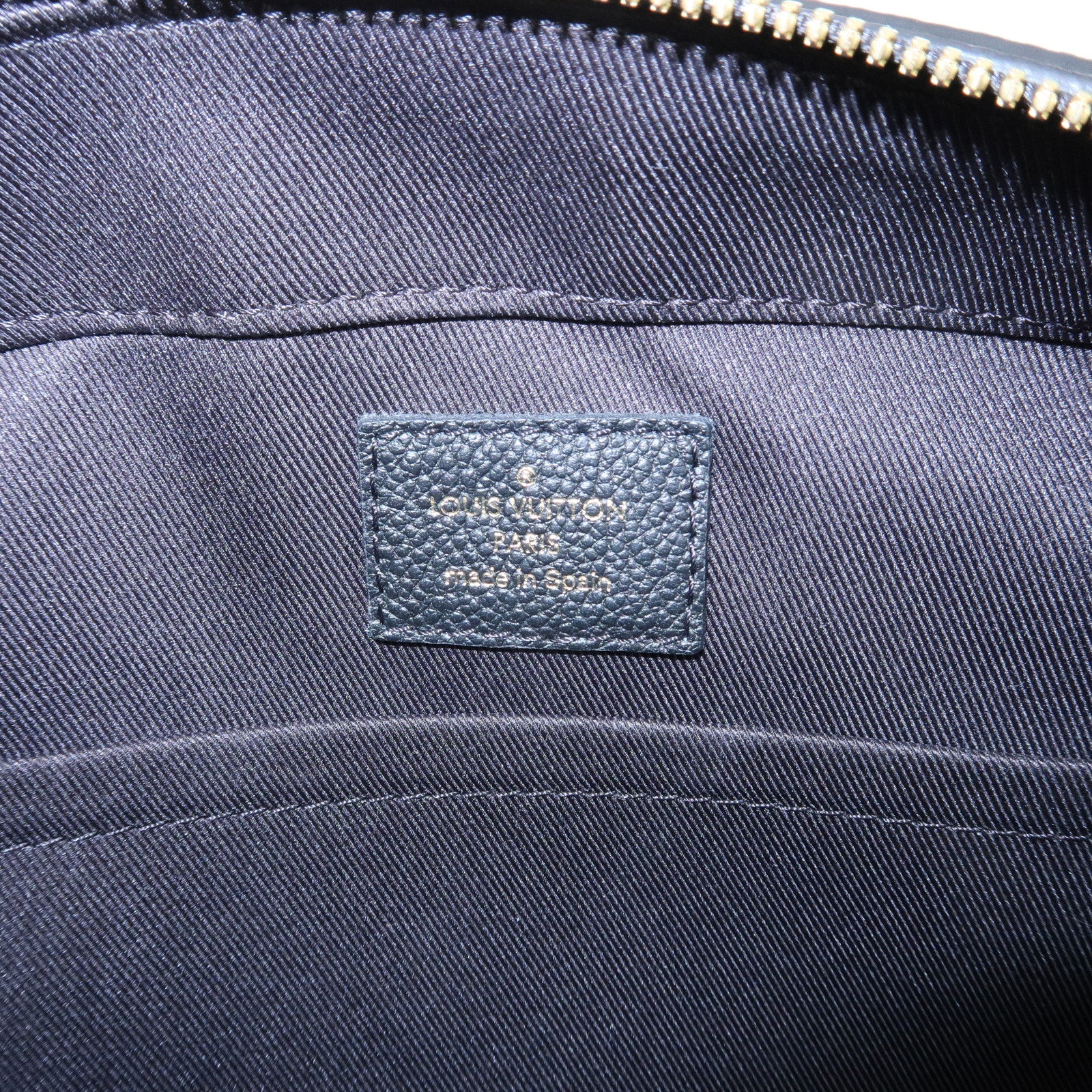 Louis Vuitton Monogram Empreinte Saintonge ShoulderBag M44593 Noir Used