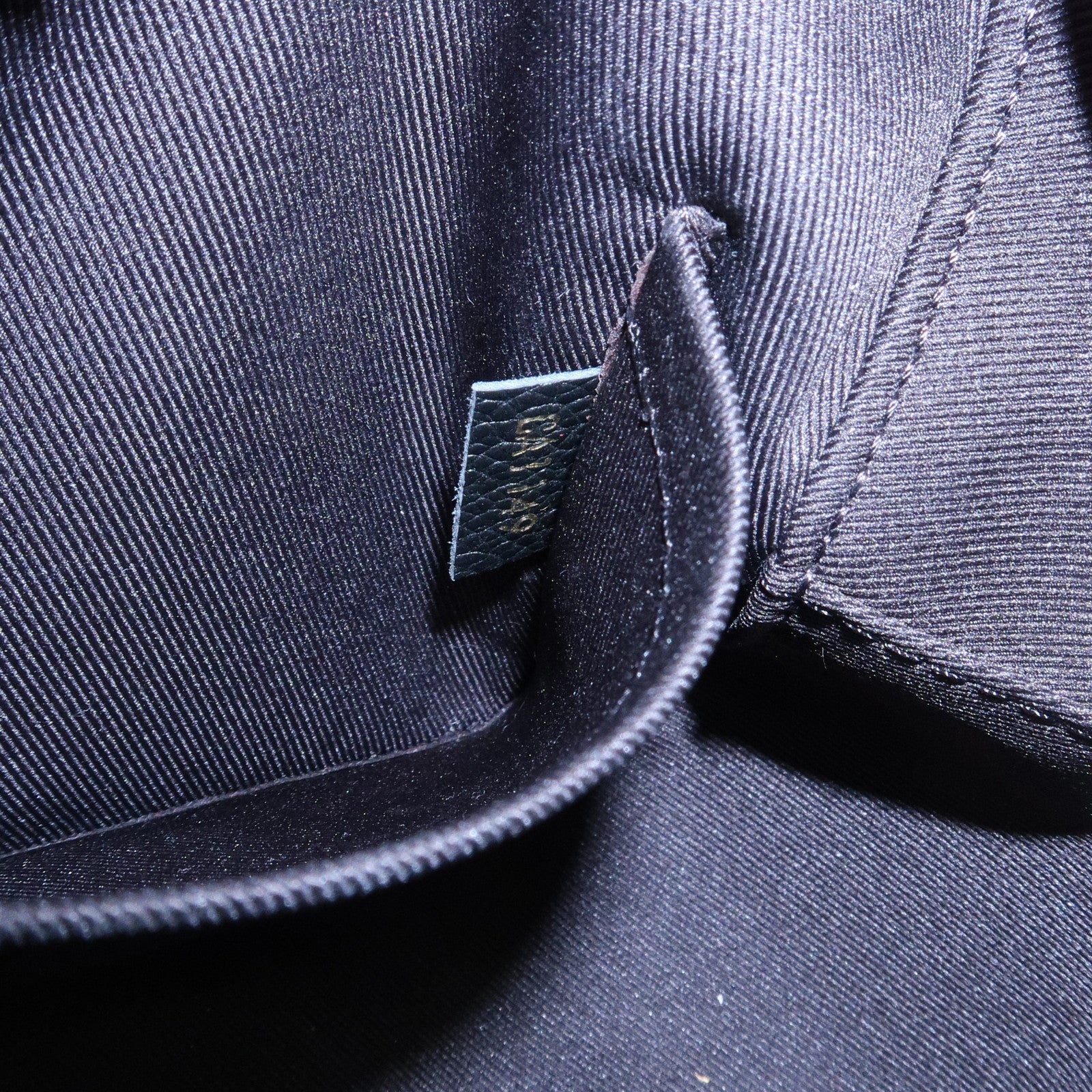 Louis Vuitton Monogram Empreinte Saintonge ShoulderBag M44593 Noir Used