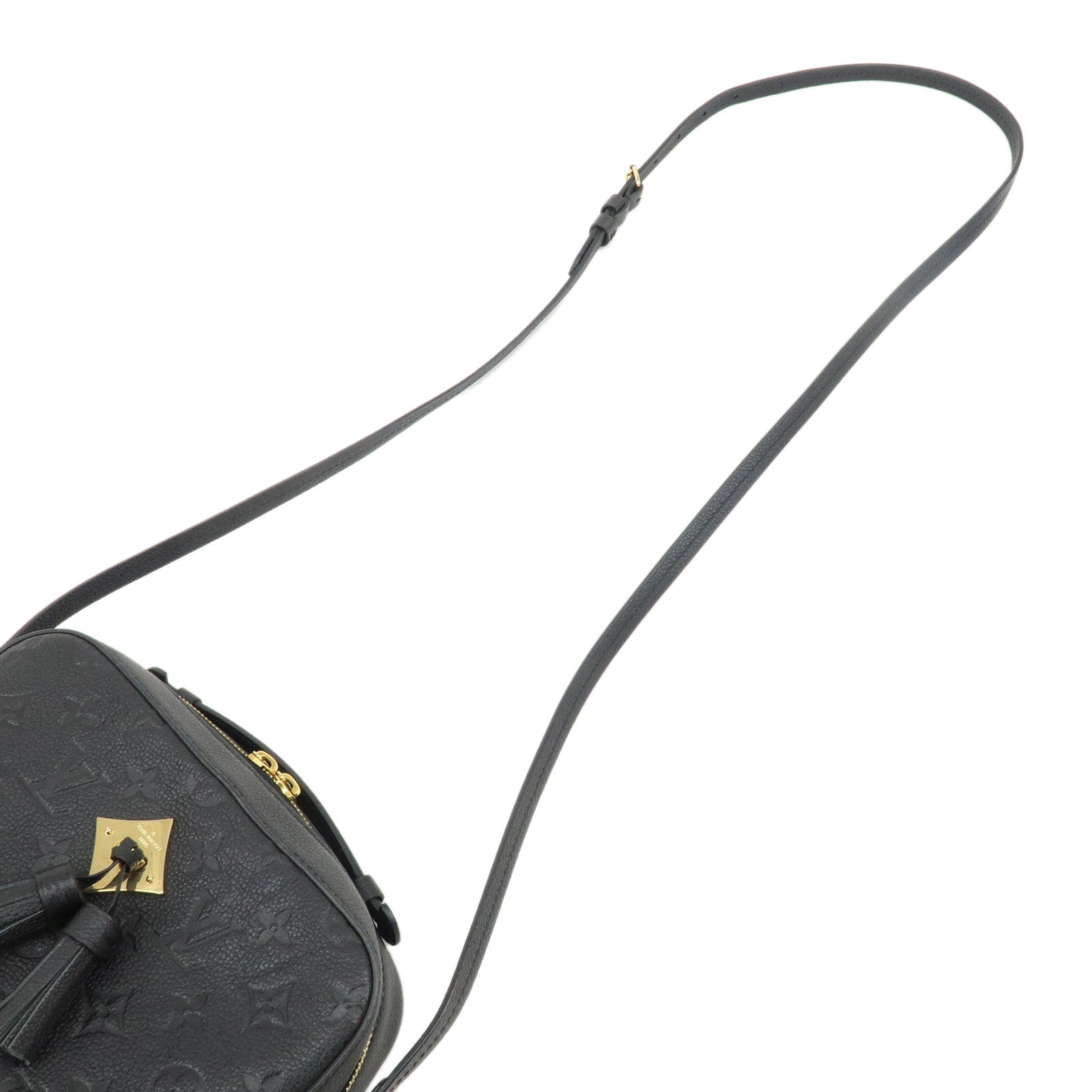 Louis Vuitton Monogram Empreinte Saintonge ShoulderBag M44593 Noir Used