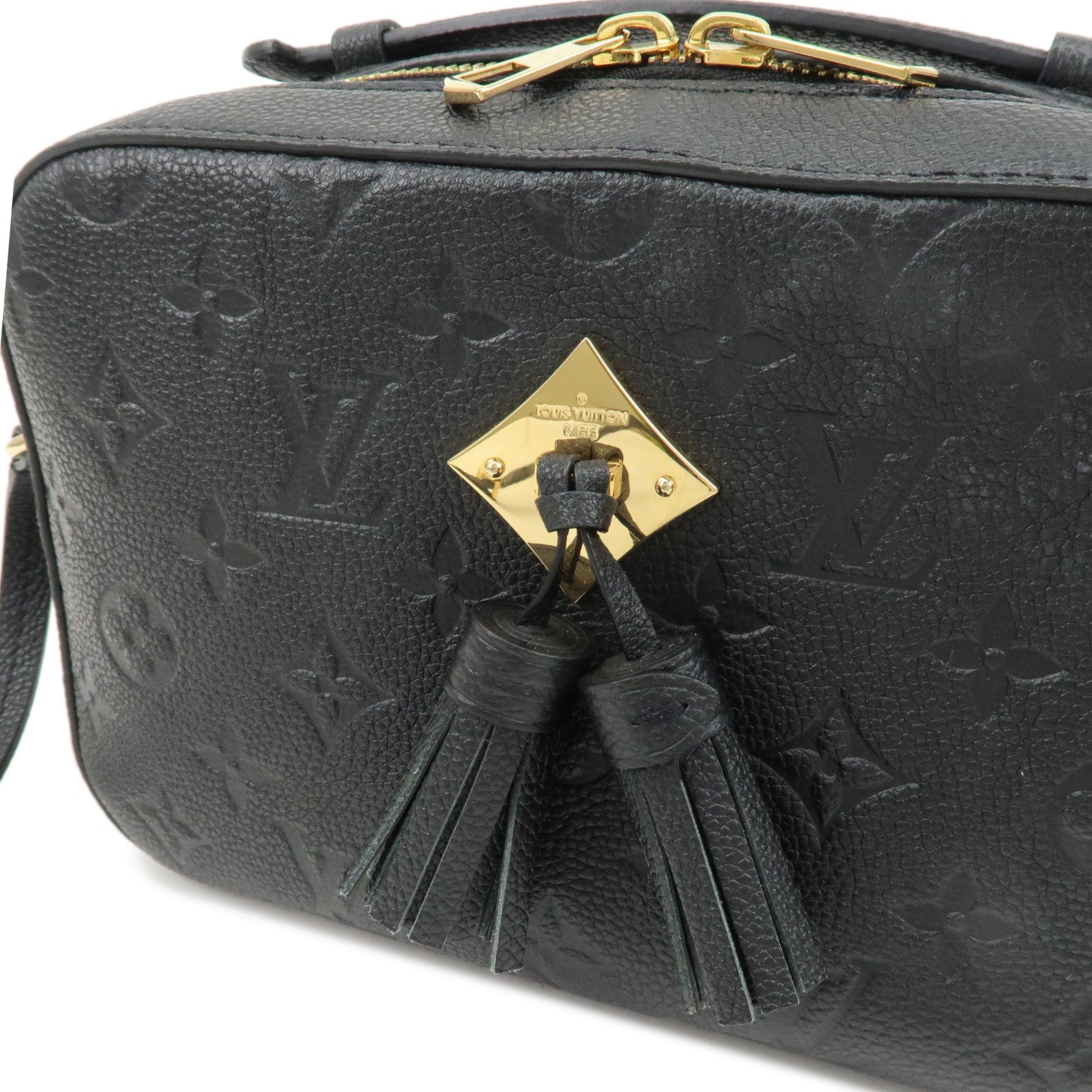 Louis Vuitton Monogram Empreinte Saintonge ShoulderBag M44593 Noir Used