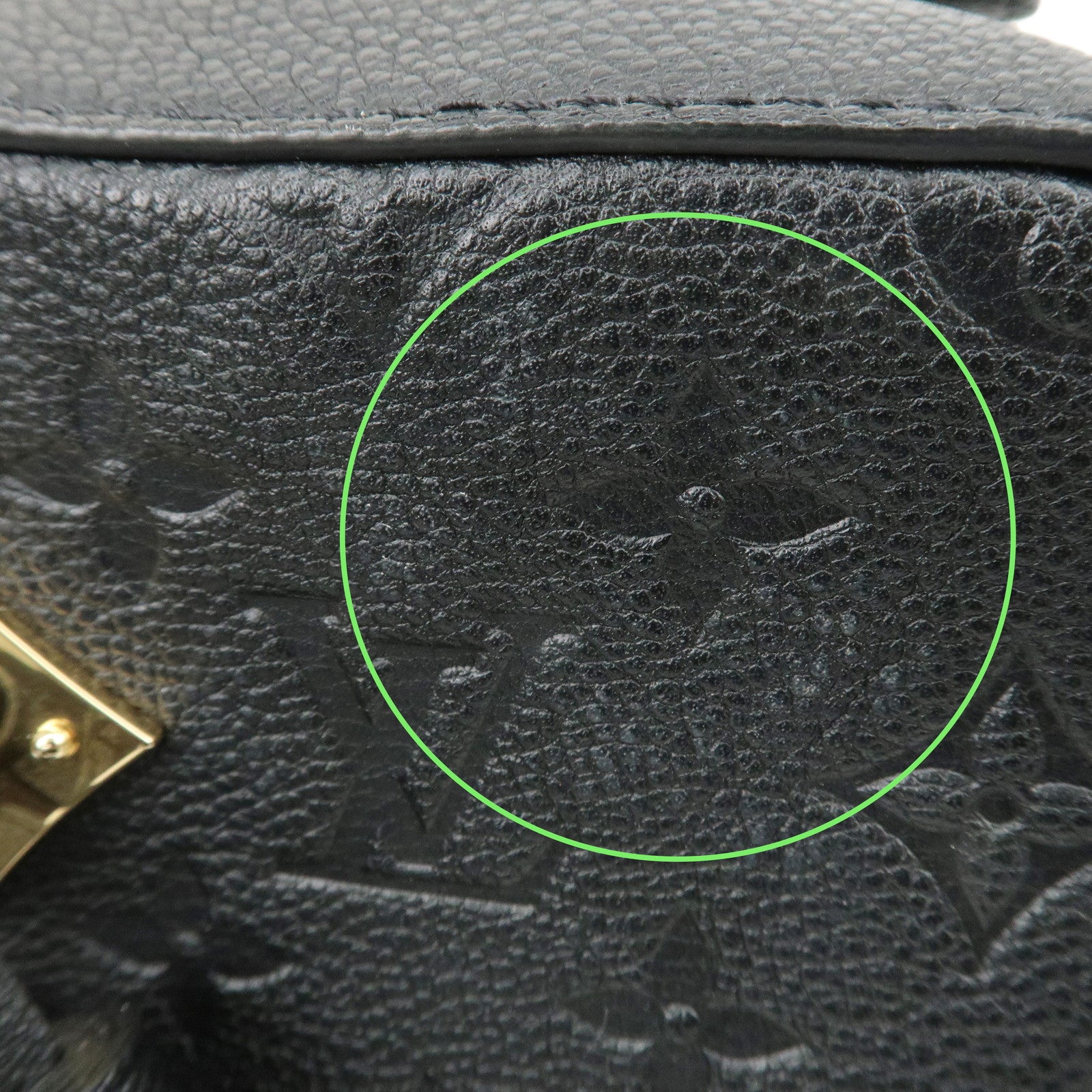 Louis Vuitton Monogram Empreinte Saintonge ShoulderBag M44593 Noir Used