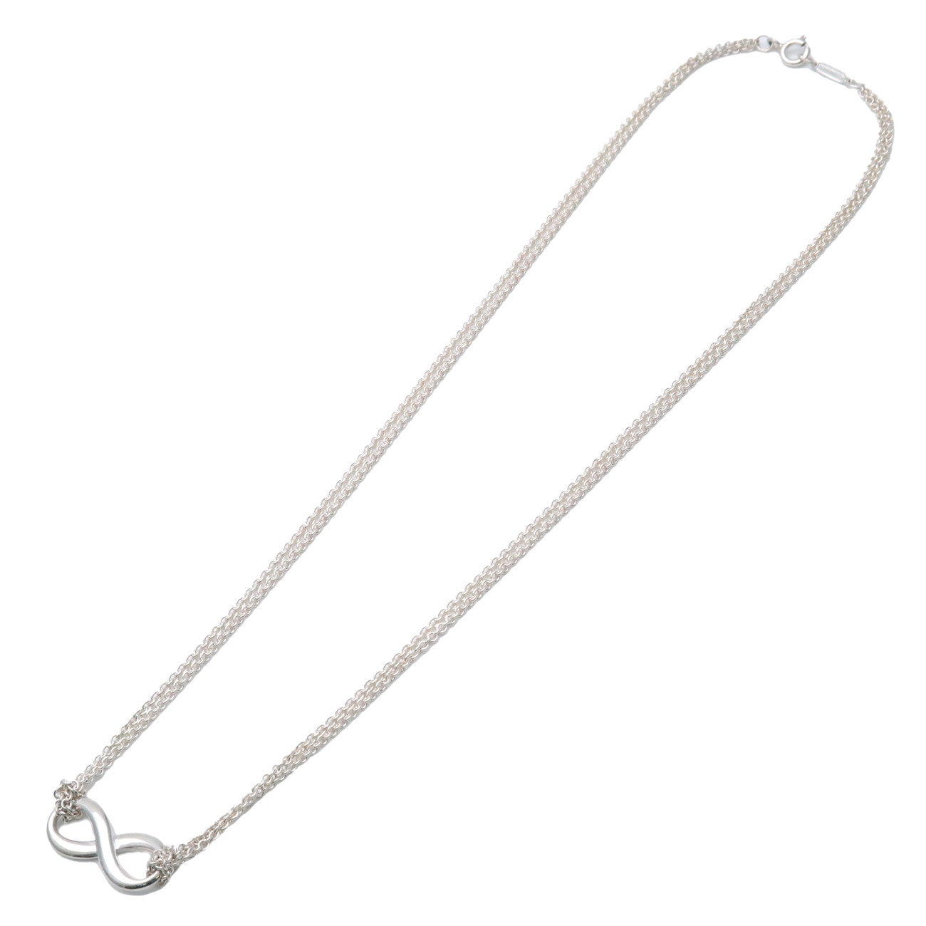 Tiffany&Co. Infinity Necklace SV925 Silver Used