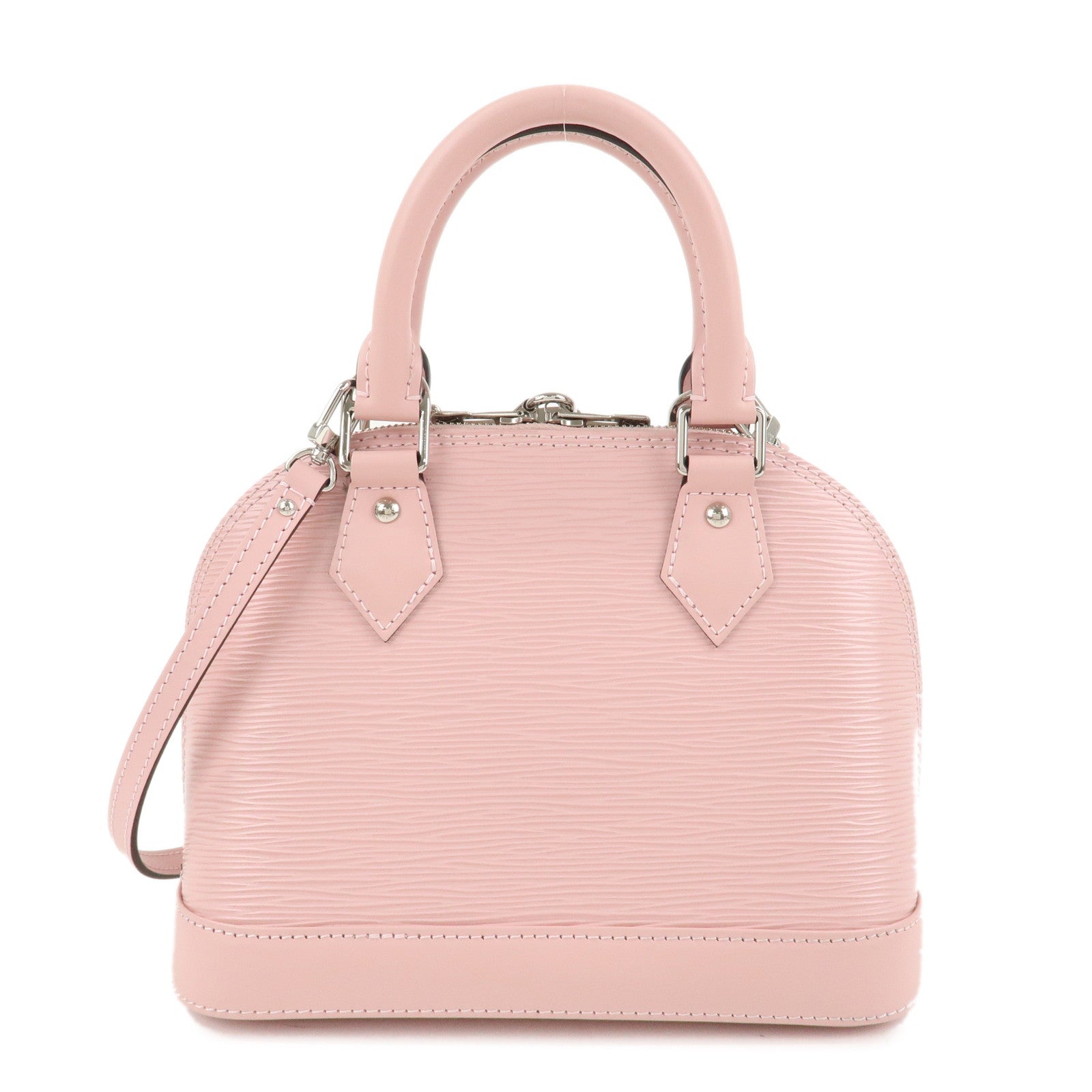 Louis Vuitton Epi Alma BB 2Way Hand Bag Rose Ballerine M41327 Used