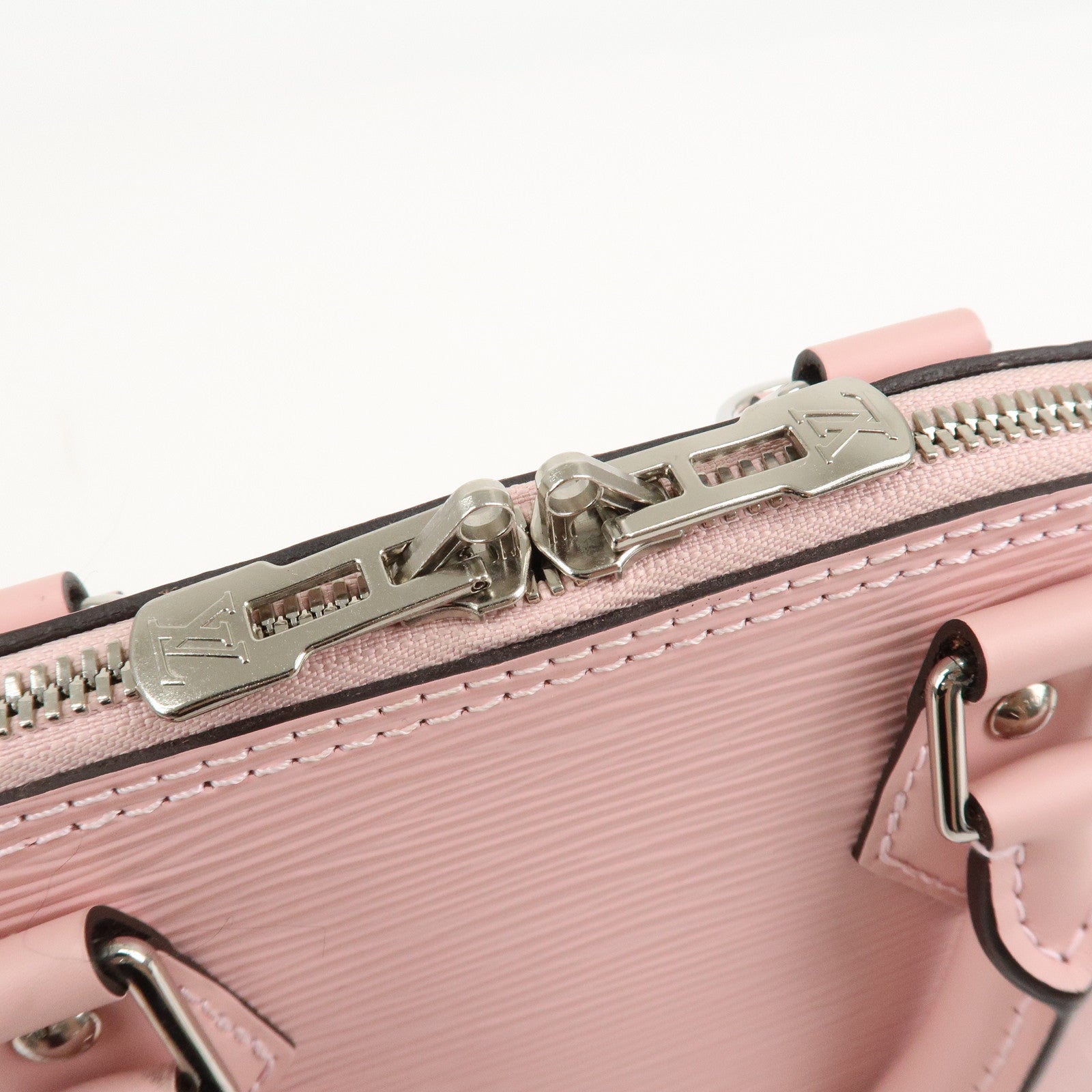 Louis Vuitton Epi Alma BB 2Way Hand Bag Rose Ballerine M41327 Used