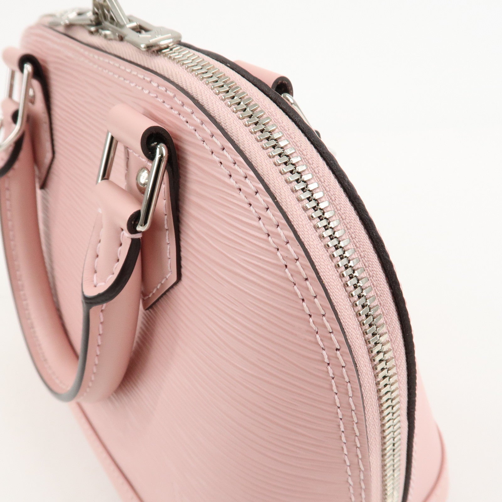 Louis Vuitton Epi Alma BB 2Way Hand Bag Rose Ballerine M41327 Used
