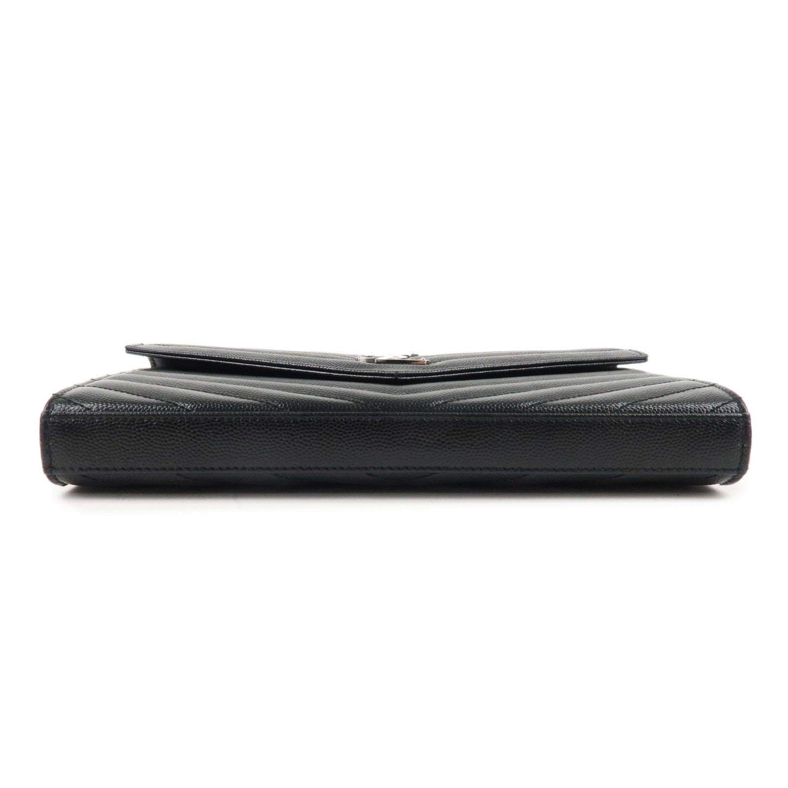 SAINT LAURENT PARIS Saint Laurent Paris Leather ChainWallet 377828 Used