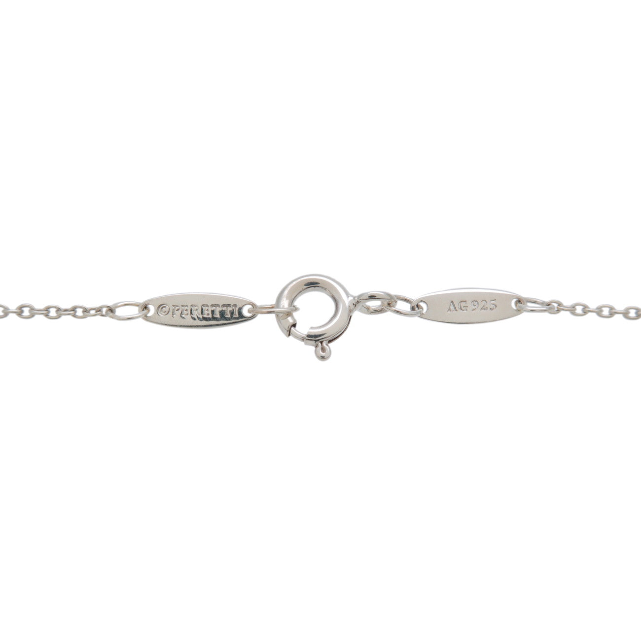 Tiffany&Co. By The Yard 1P Diamond Necklace 0.03ct SV925 Silver Used