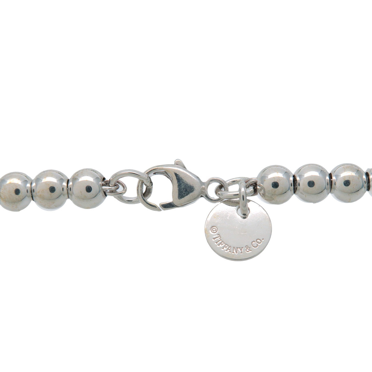 Tiffany&Co. Return to Tiffany Mini Heart Tag Beads Bracelet SV925 Used