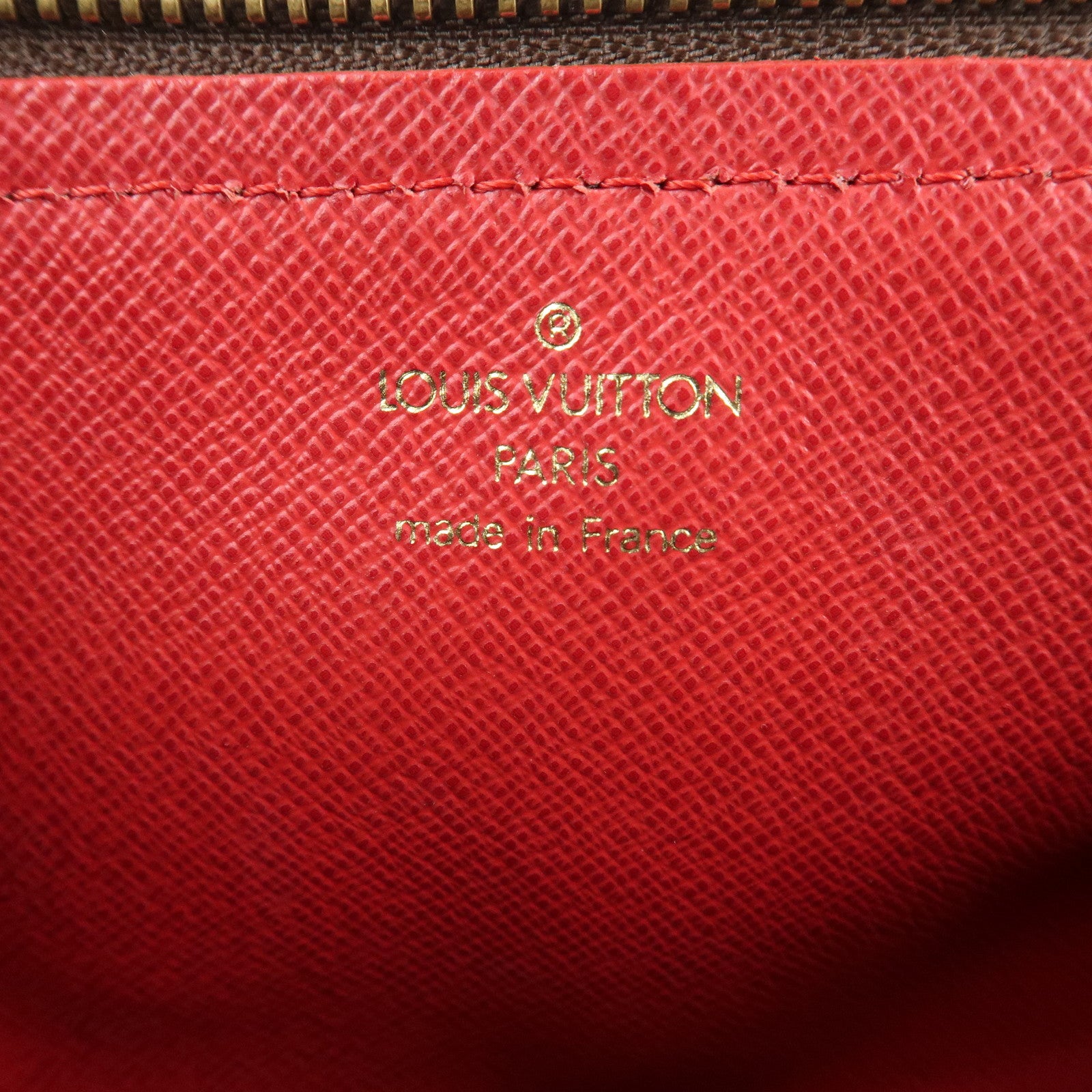 Louis Vuitton Damier Papillon 30 Hand Bag & Pouch Brown N51303 Used