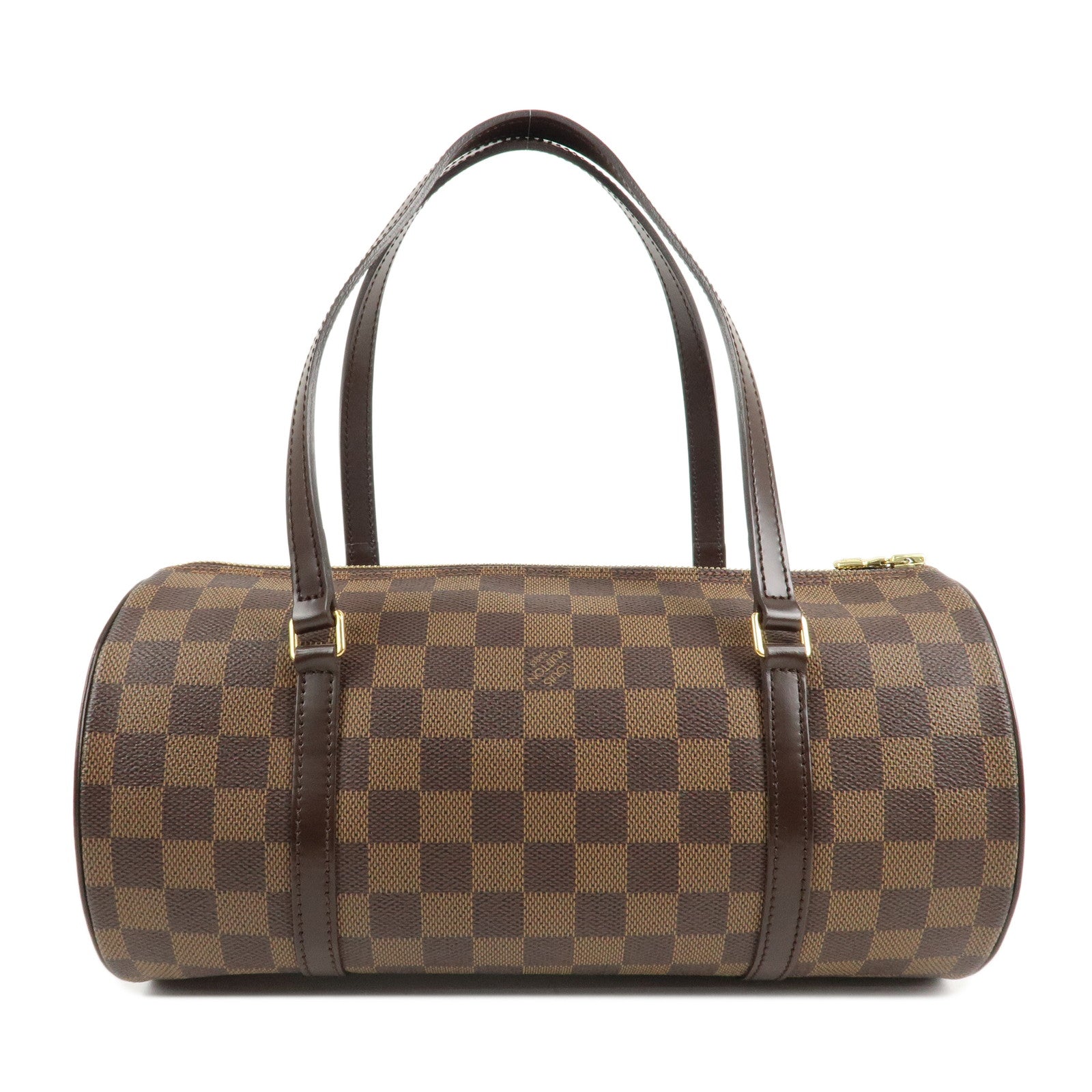 Louis Vuitton Damier Papillon 30 Hand Bag & Pouch Brown N51303 Used