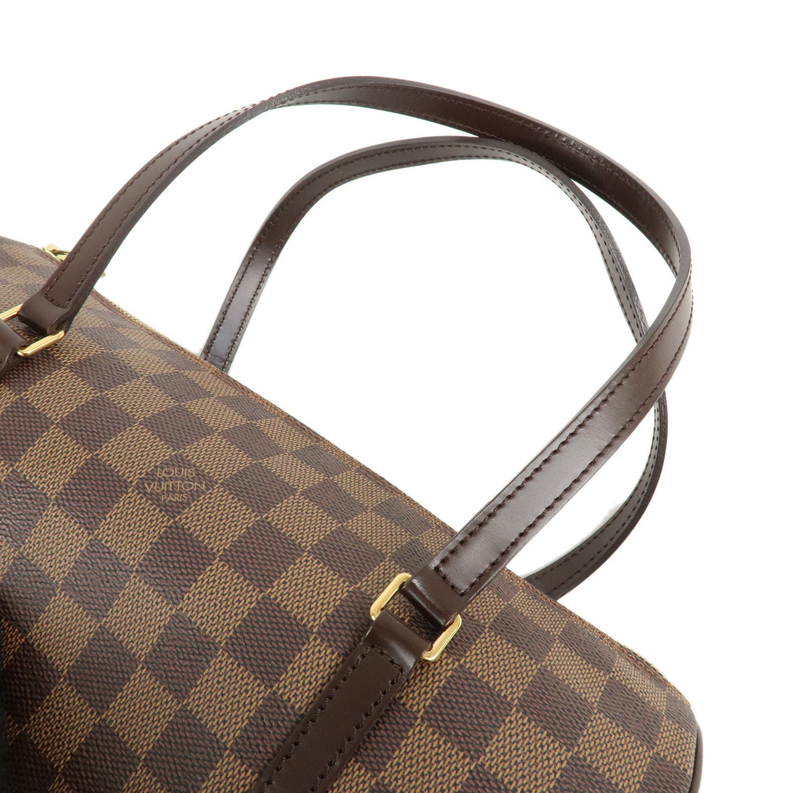 Louis Vuitton Damier Papillon 30 Hand Bag & Pouch Brown N51303 Used