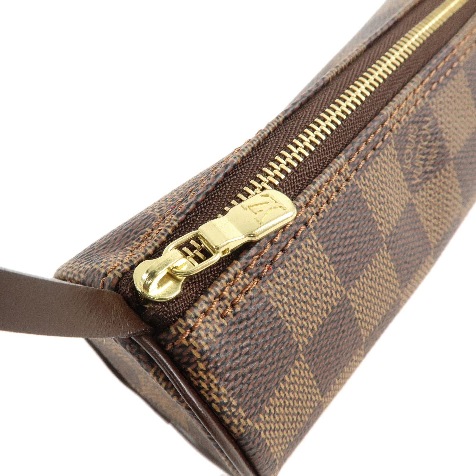 Louis Vuitton Damier Papillon 30 Hand Bag & Pouch Brown N51303 Used