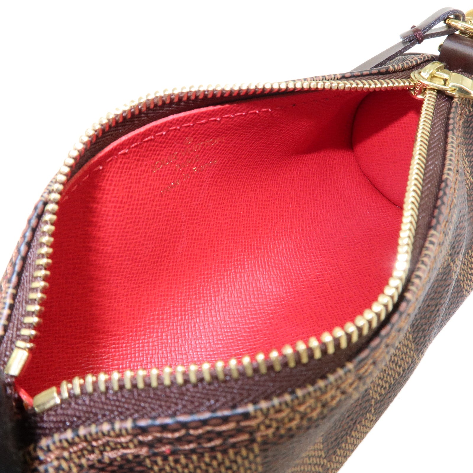 Louis Vuitton Damier Papillon 30 Hand Bag & Pouch Brown N51303 Used