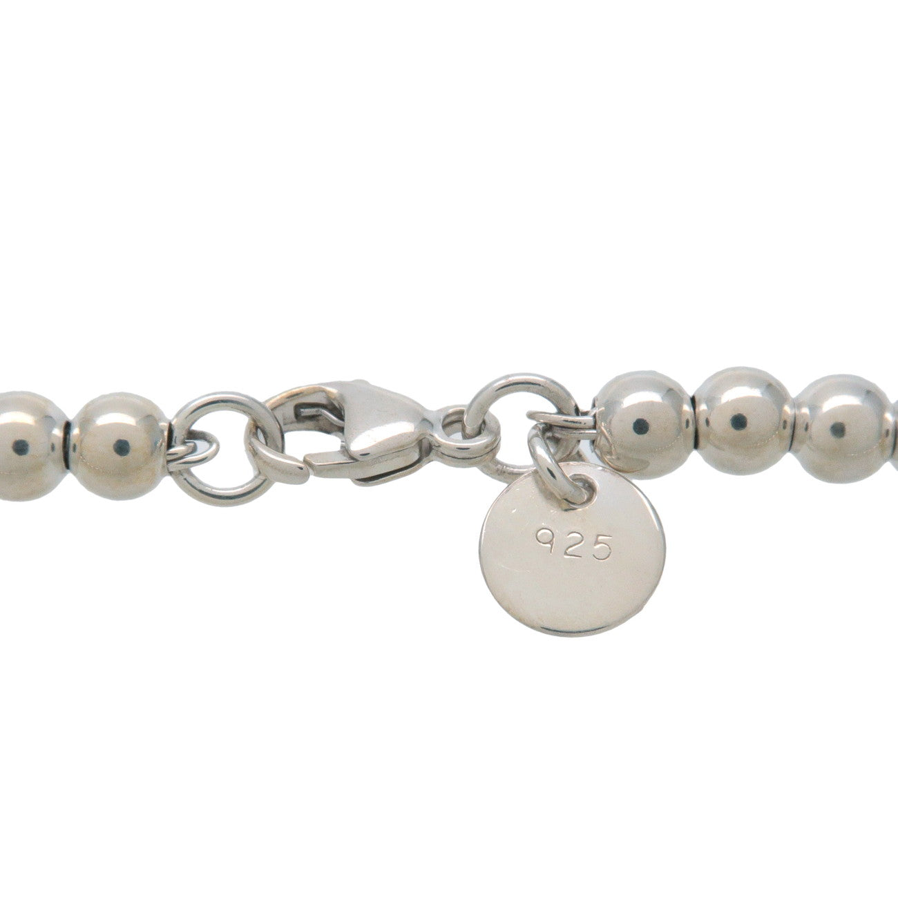 Tiffany&Co. Return to Tiffany Mini Heart Tag Beads Bracelet SV925 Used
