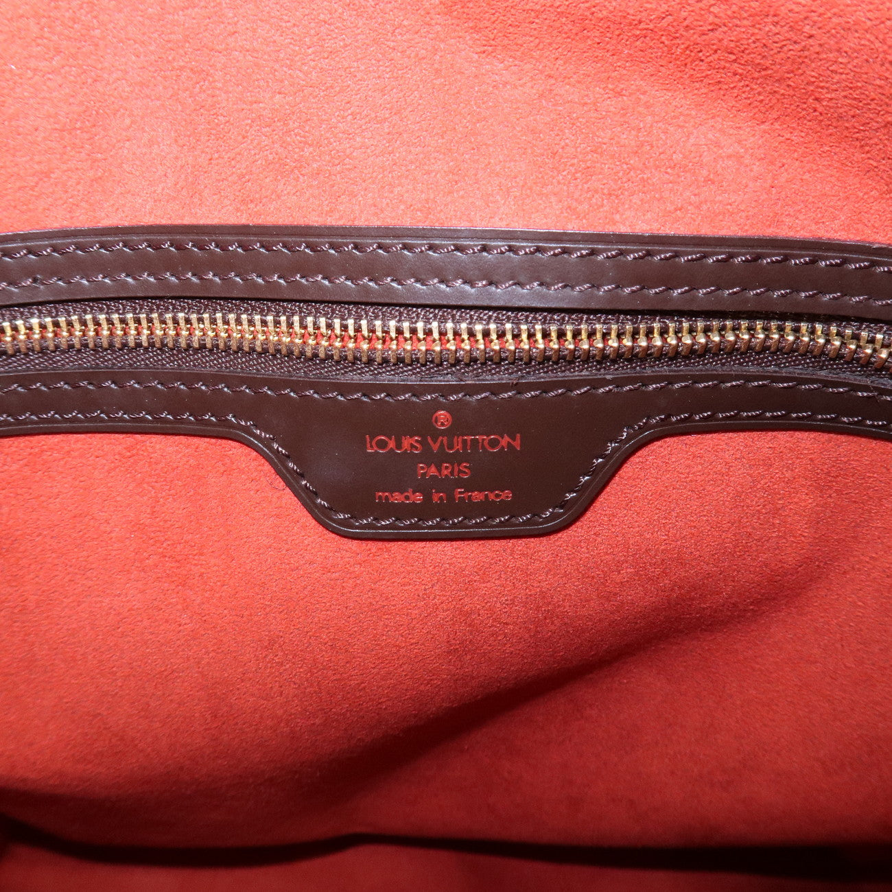 Louis Vuitton Damier Looping GM Shoulder Bag Brown N51144 Used