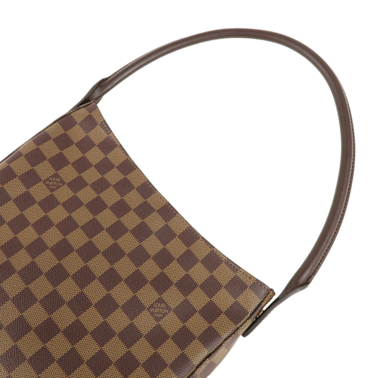 Louis Vuitton Damier Looping GM Shoulder Bag Brown N51144 Used