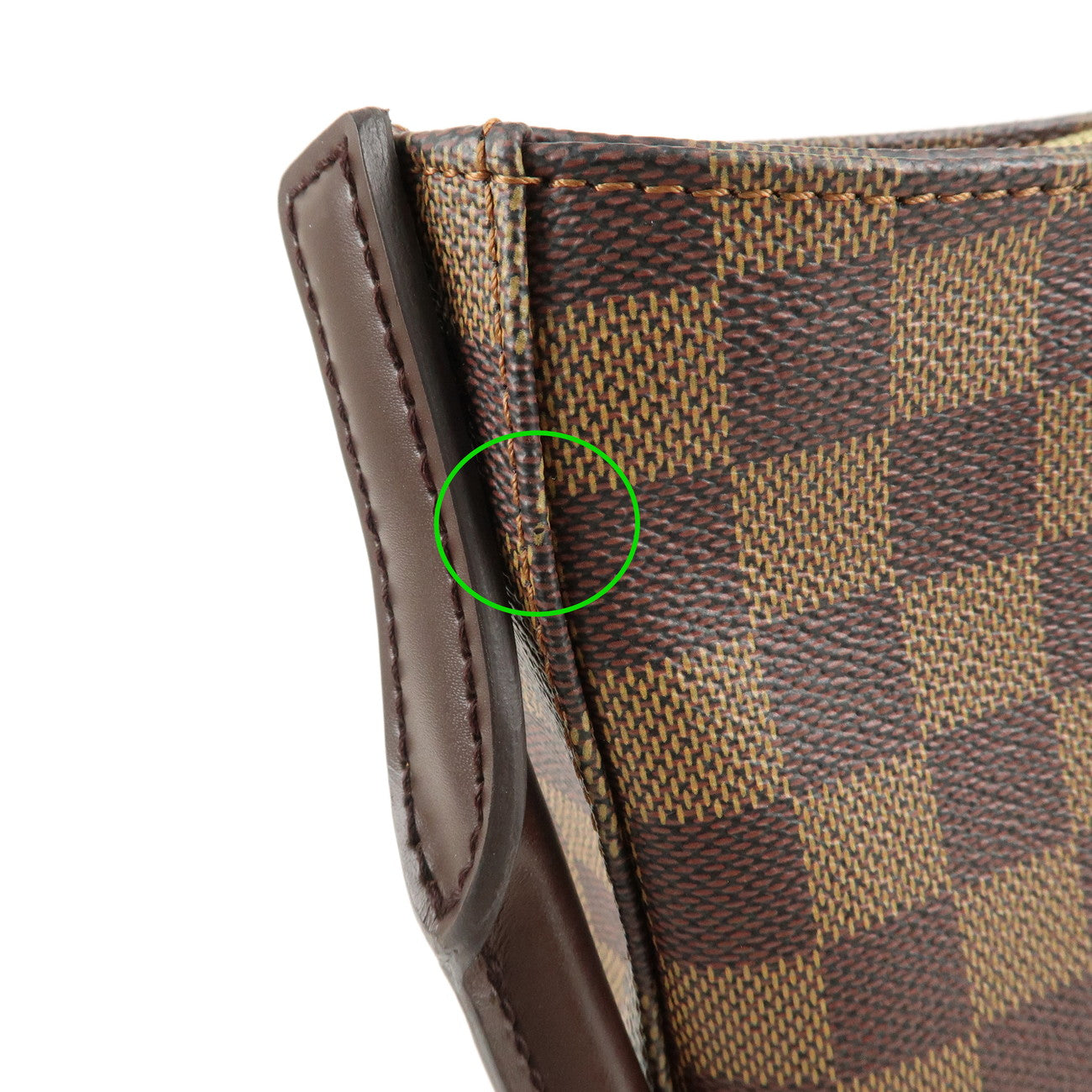 Louis Vuitton Damier Looping GM Shoulder Bag Brown N51144 Used