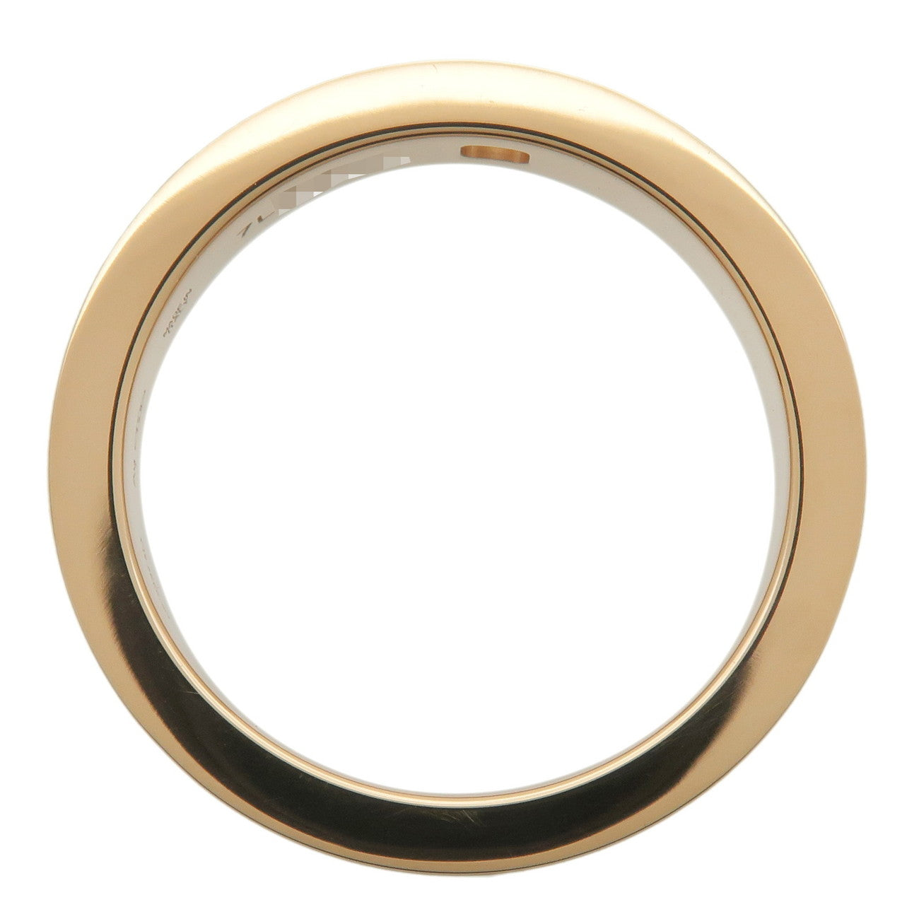 BVLGARI Double Logo 1P Diamond Ring K18YG Yellow Gold US4.5 Used