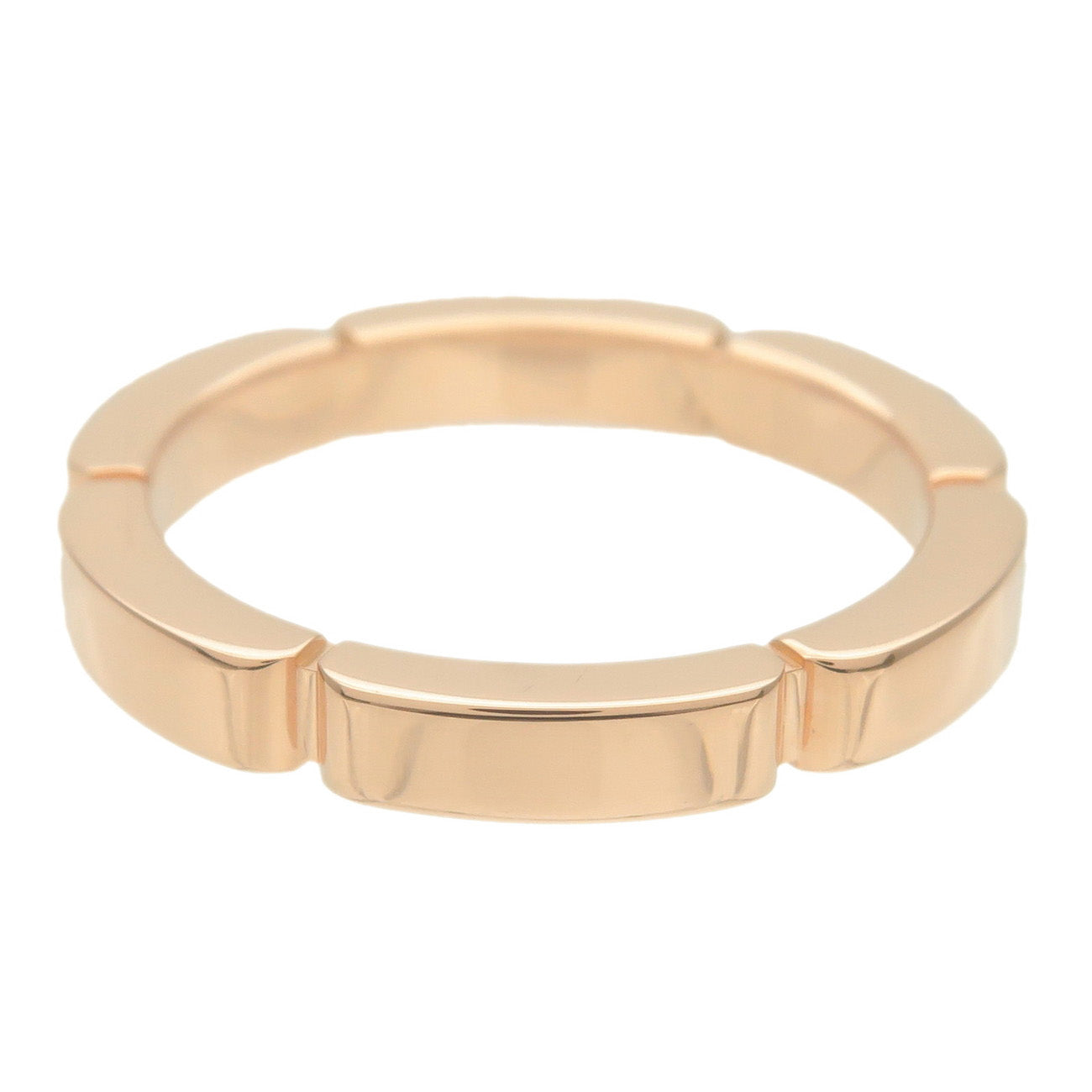 Cartier Maillon Panthere 4P Diamond Ring K18 750PG #47 US4 Used