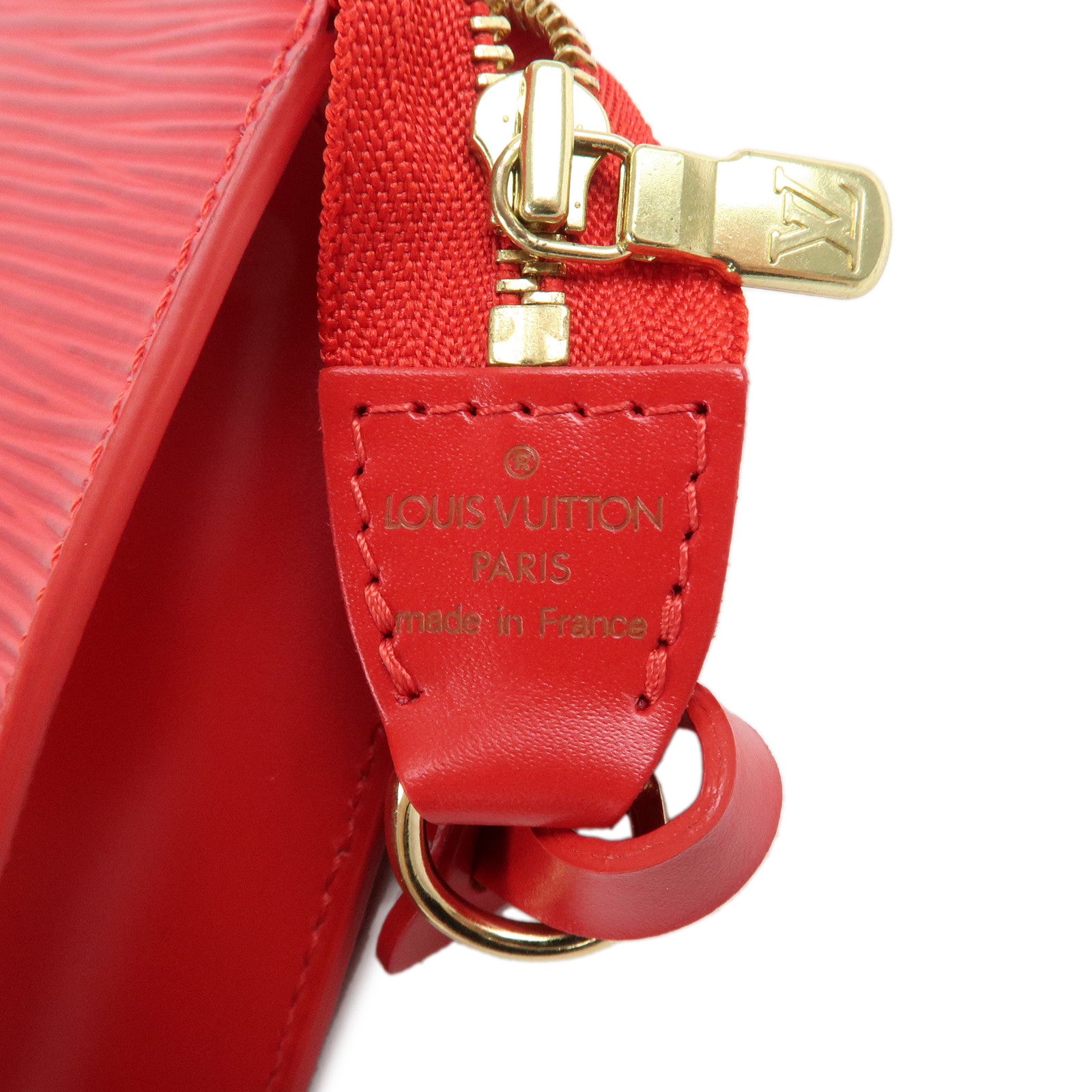 Louis Vuitton Epi Pochette Accessoires Pouch Castilian Red M52947 Used