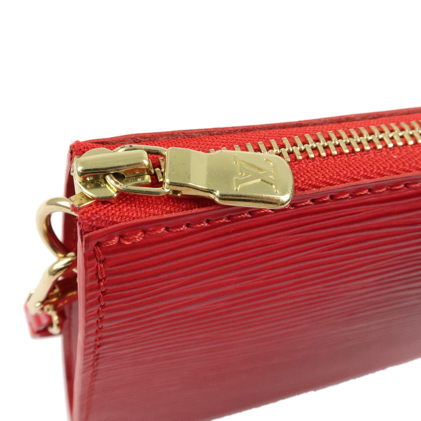 Louis Vuitton Epi Pochette Accessoires Pouch Castilian Red M52947 Used