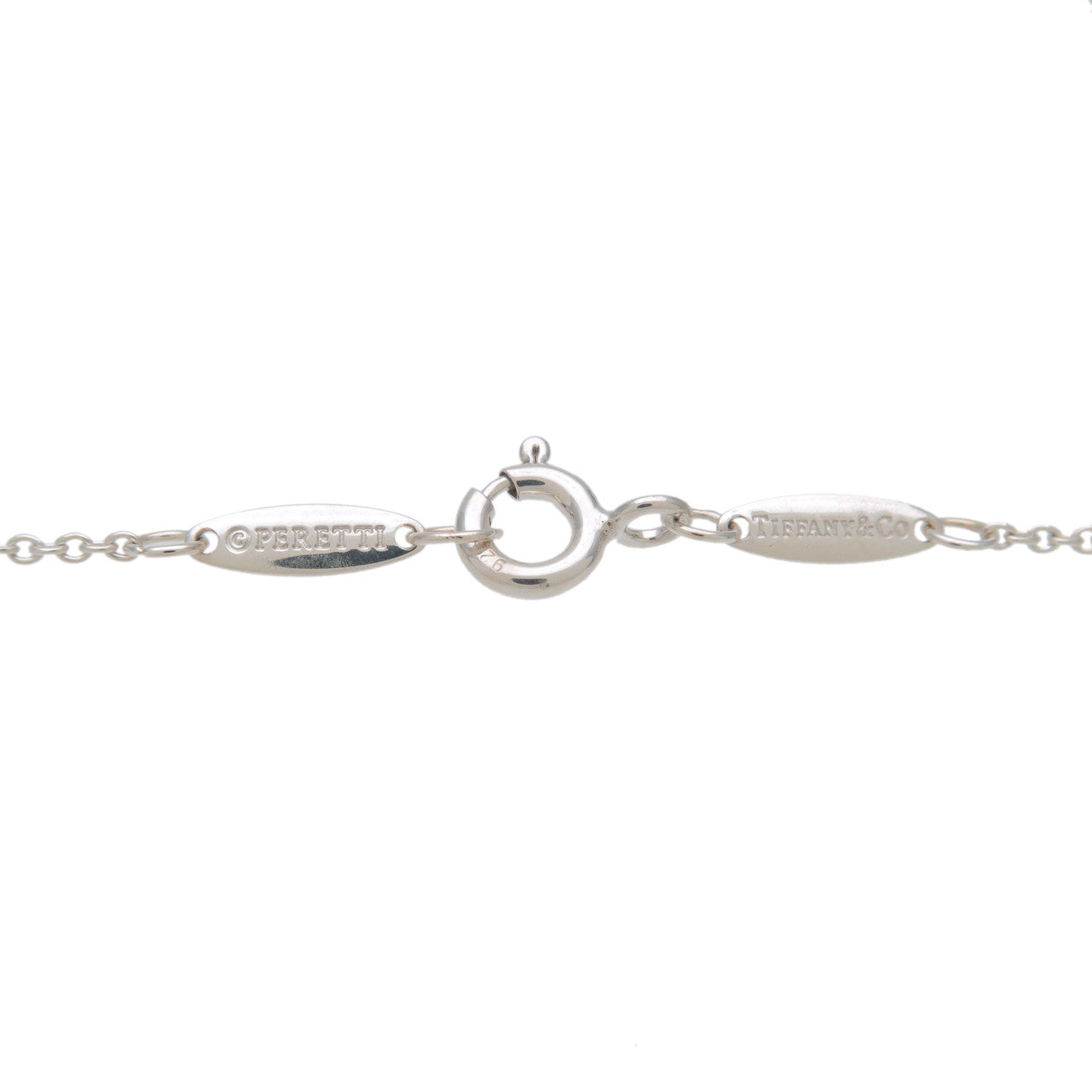 Tiffany&Co. By the Yard 1P Diamond Necklace 0.05ct Silver SV925 Ued F/S Used