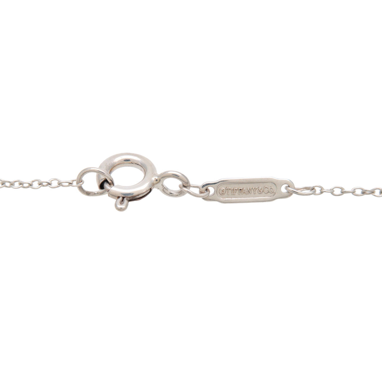 Tiffany&Co. Return to Tiffany Mini Double Heart Necklace SV925 Used