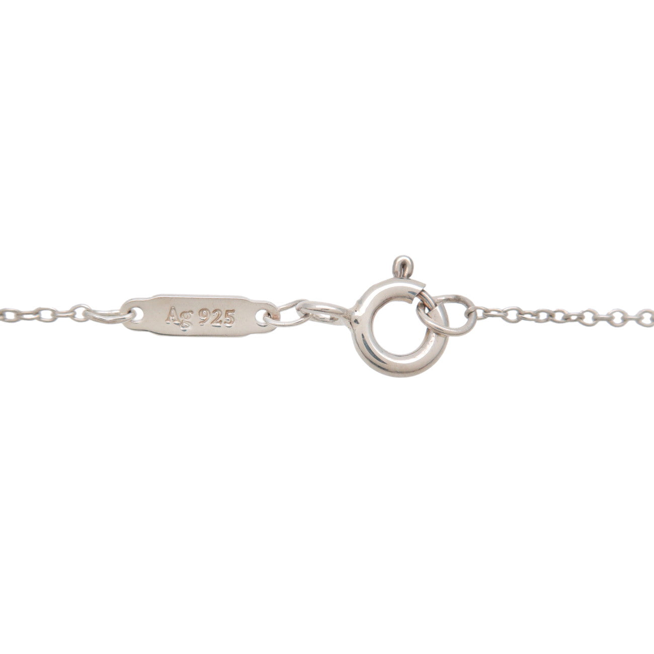 Tiffany&Co. Return to Tiffany Mini Double Heart Necklace SV925 Used