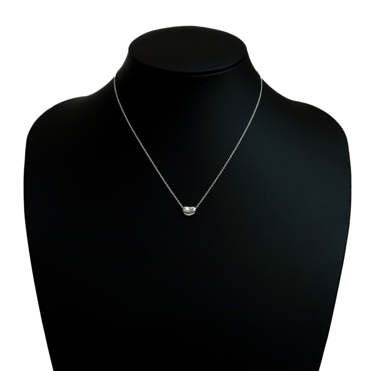 Tiffany&Co. Mini Bean Charm Necklace SV925 Silver Used