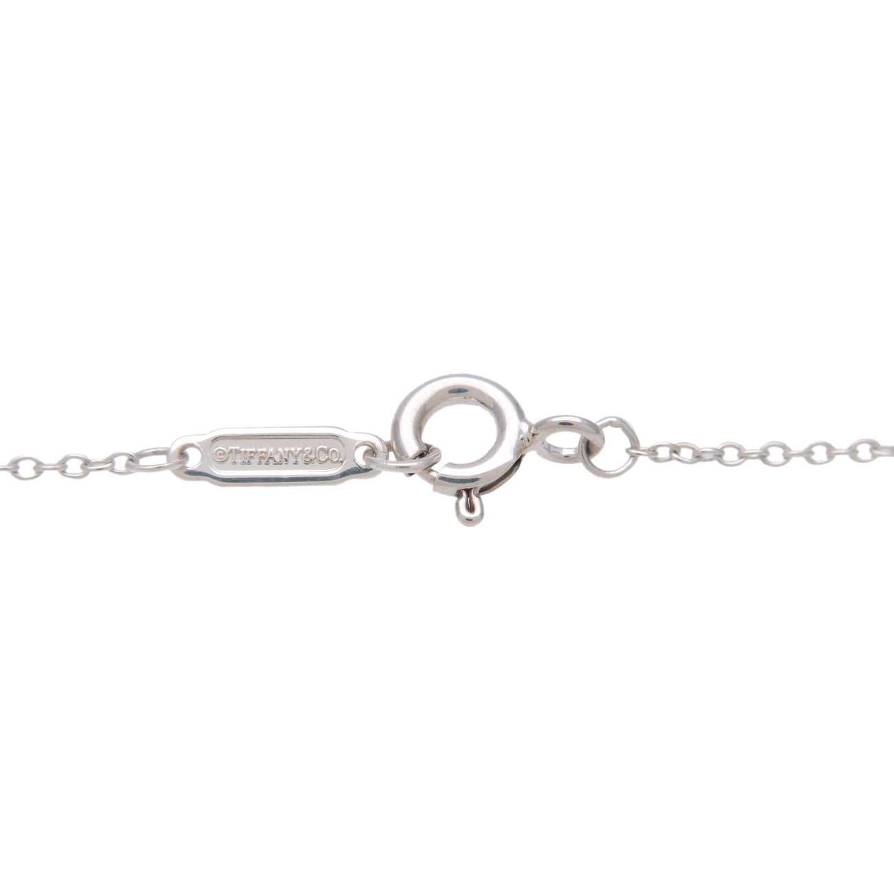 Tiffany&Co. Return to Tiffany Mini Double Heart Necklace SV925 Used