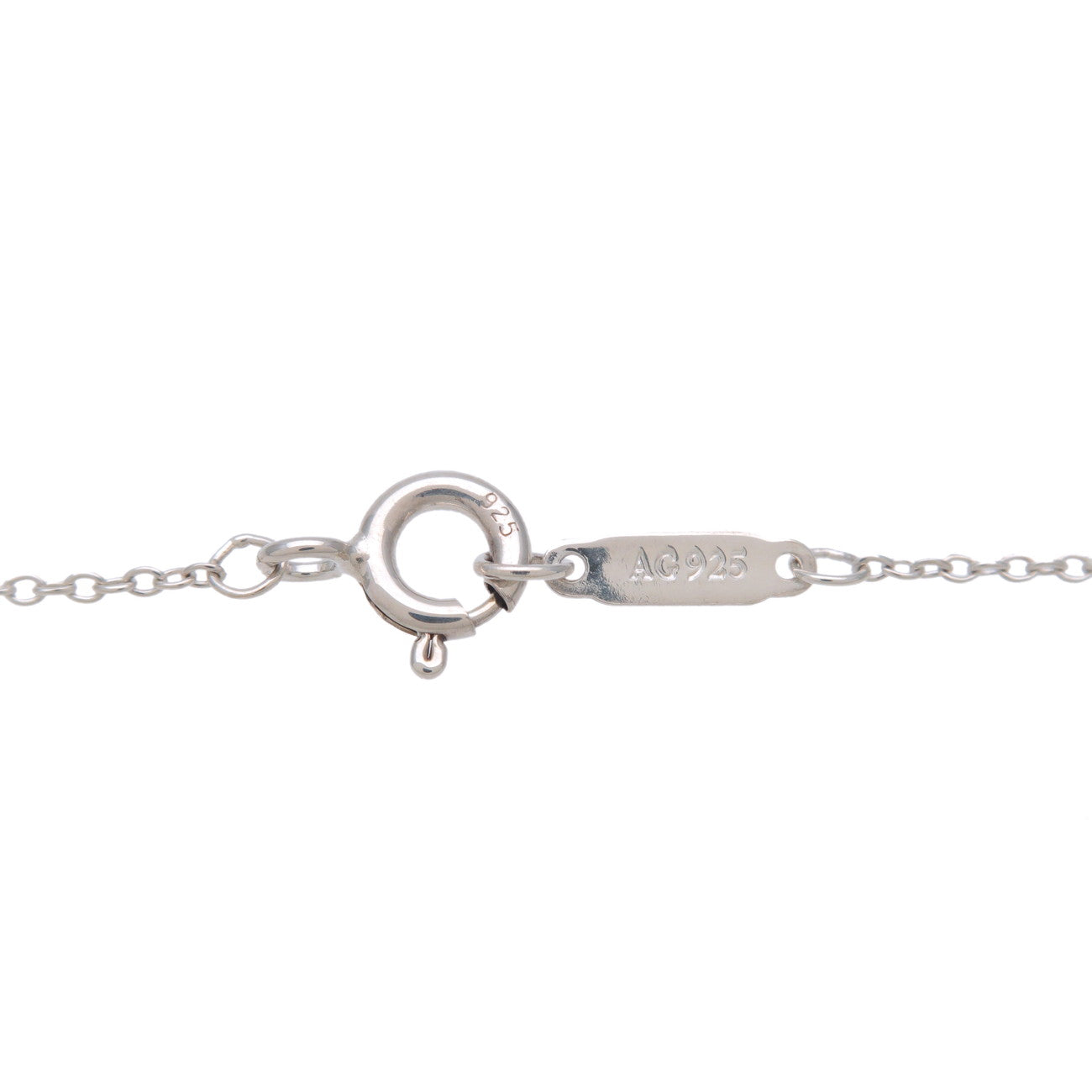 Tiffany&Co. Return to Tiffany Mini Double Heart Necklace SV925 Used