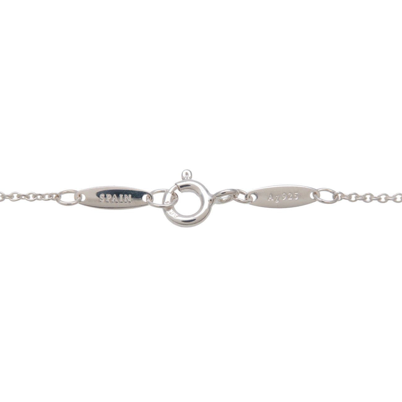 Tiffany&Co. By the Yard 1P Diamond Necklace 0.03ct Silver SV925 Ued F/S Used