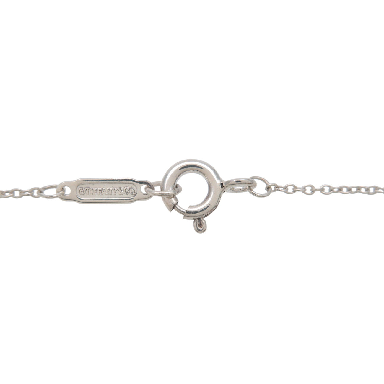 Tiffany&Co. Return to Tiffany Mini Double Heart Necklace SV925 Used